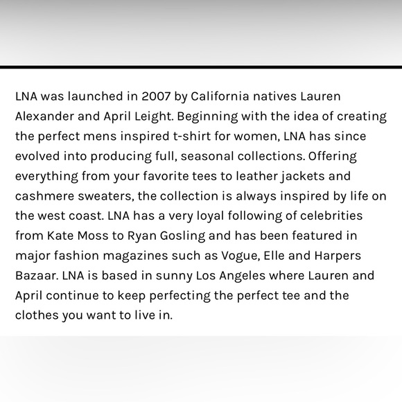 LNA Marlon Top in Heather Gray - Picture 5 of 6